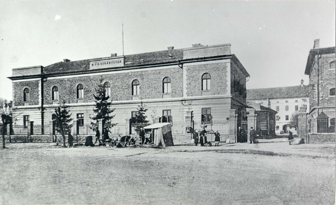 Fabrica de tutun de pe bulevardul Lenin din Cluj in anul 1915
