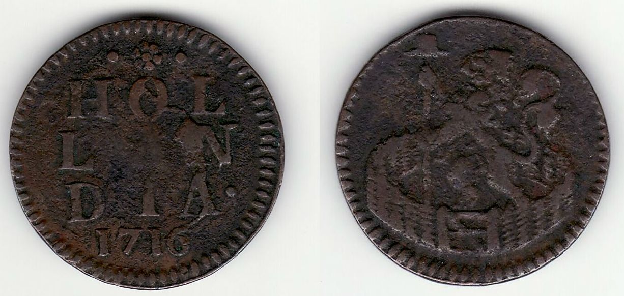 1716 - Duit - Holandia - 8 USD