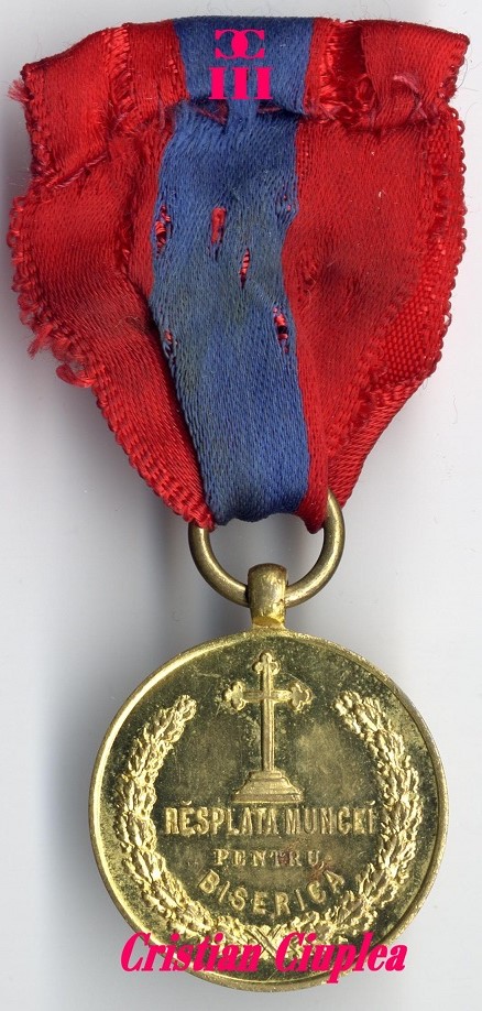 Ro.,  rasplata muncii pt. biserica, Rv.jpg