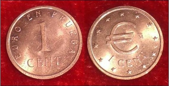 1 euro cent proba - Spania