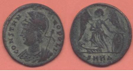 Bronz Constantinpolis Comneno 330-346.